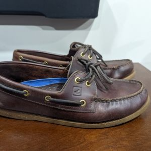 Sperry Top-Slider Boat Shoes Leather Men's Size 11